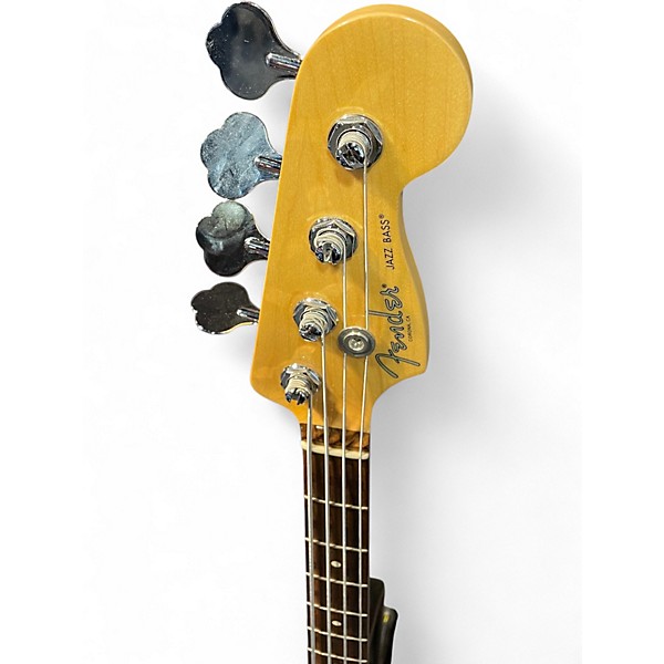 Used 2017 Fender American Professional Jazz Bass Candy Apple Red Electric Bass Guitar