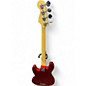 Used 2017 Fender American Professional Jazz Bass Candy Apple Red Electric Bass Guitar