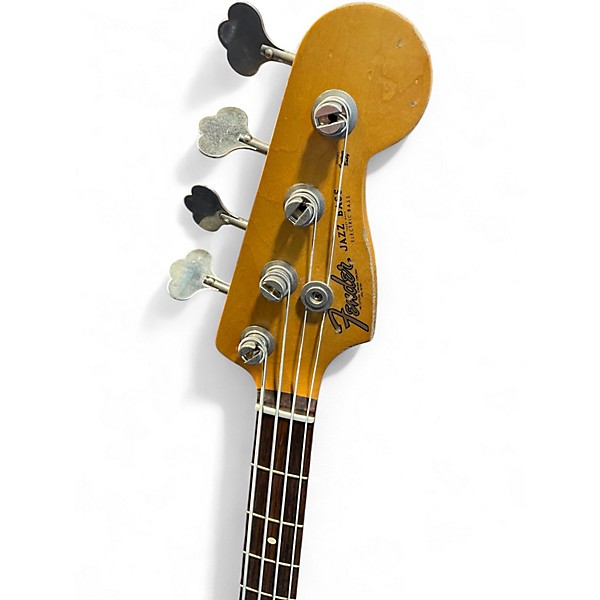 Used 2017 Fender Road Worn 60s Jazz Bass 3 Color Sunburst Electric Bass Guitar