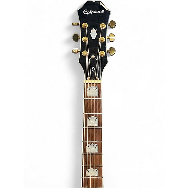 Used Epiphone EJ200SCE Vintage Natural Acoustic Electric Guitar