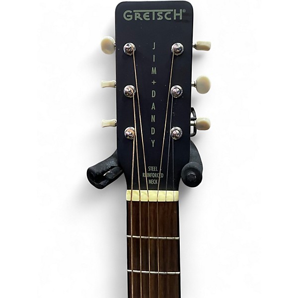 Used Gretsch Guitars DELTOLUXE DREAD Flat Black Acoustic Electric Guitar