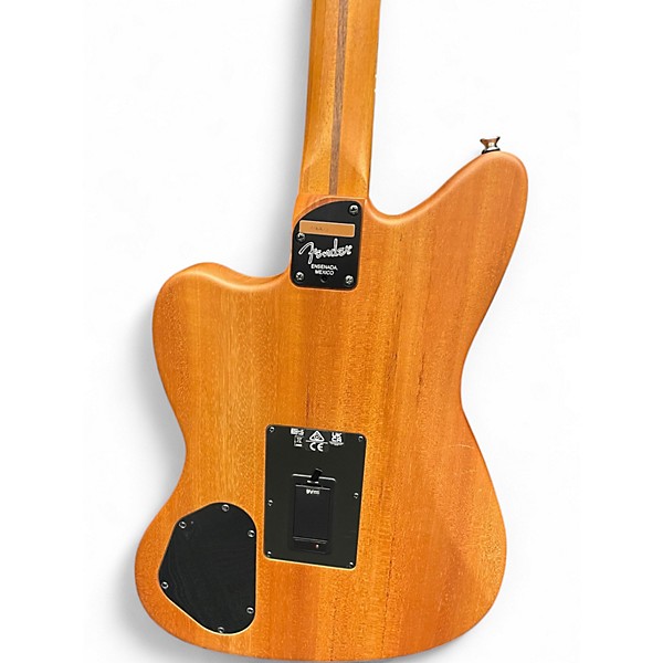 Used Fender Acoustasonic JazzMaster Shell Pink Acoustic Electric Guitar