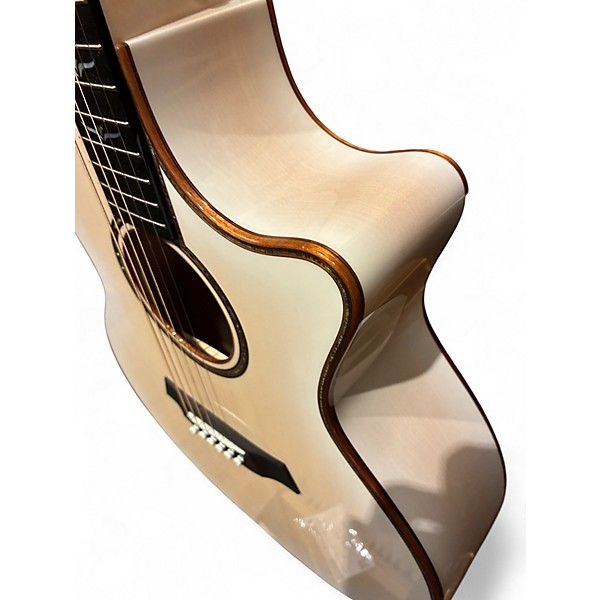 Used 2023 Taylor Custom Catch #22 Trans White Acoustic Electric Guitar