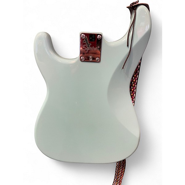 Used Squier Stratocaster Daphne Blue Solid Body Electric Guitar