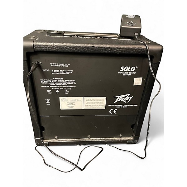 Used Peavey Solo Portable Sound System Battery Powered Amp