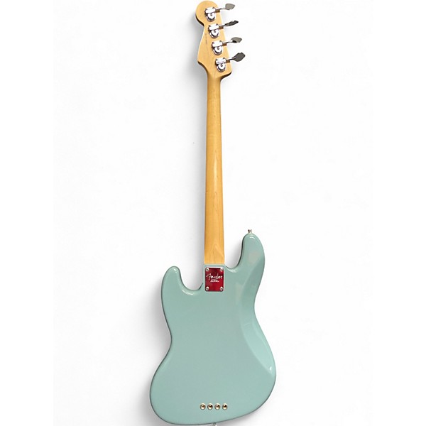 Used Fender  Jazz 4 string Bass Green Electric Bass Guitar
