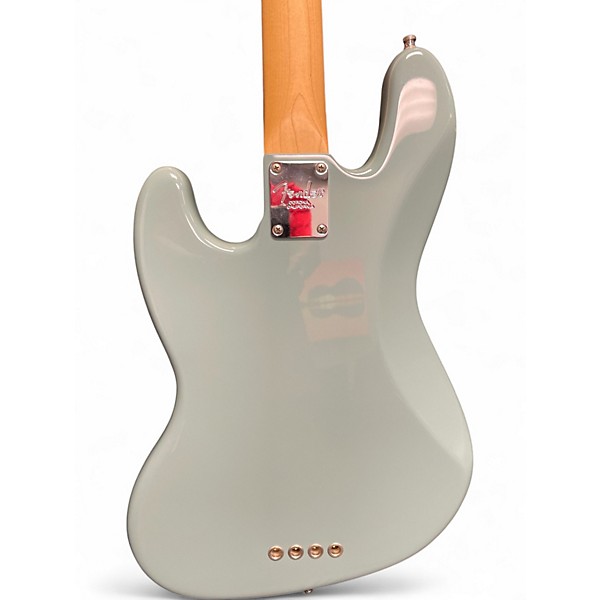 Used Fender  Jazz 4 string Bass Green Electric Bass Guitar