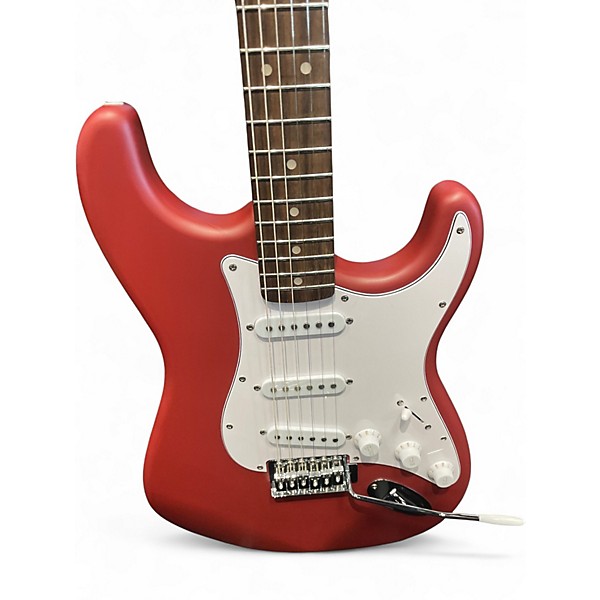 Used Squier Bullet Stratocaster Wine Red Solid Body Electric Guitar