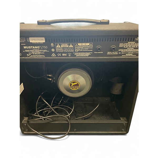 Used Fender Mustang LT50 50W 1x12 Guitar Combo Amp