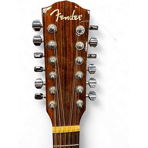 Used Fender CD160SE Natural 12 String Acoustic Electric Guitar