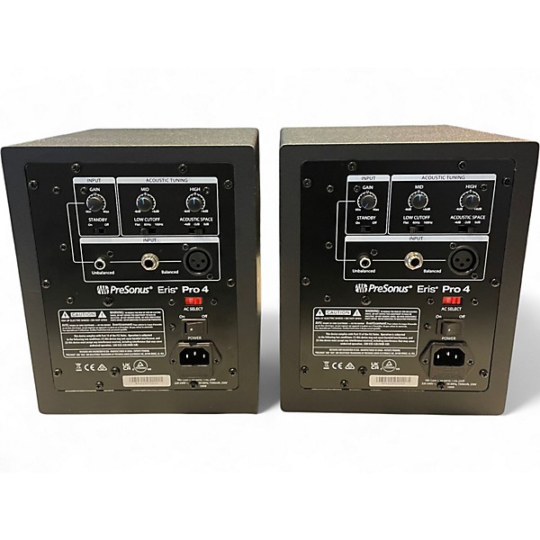 Used PreSonus Eris Pro 4 Pair Powered Monitor