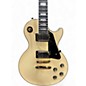 Used Epiphone Les Paul Custom Blackback Pro Antique Ivory Solid Body Electric Guitar
