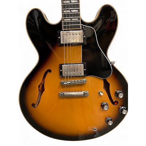 Used Gibson ES345 VINTAGE BURST Hollow Body Electric Guitar