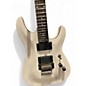 Used Schecter Guitar Research Diamond Series FR White Solid Body Electric Guitar