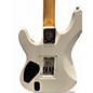 Used Schecter Guitar Research Diamond Series FR White Solid Body Electric Guitar