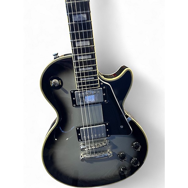 Used Epiphone Les Paul Custom Pro Silver Burst Solid Body Electric Guitar