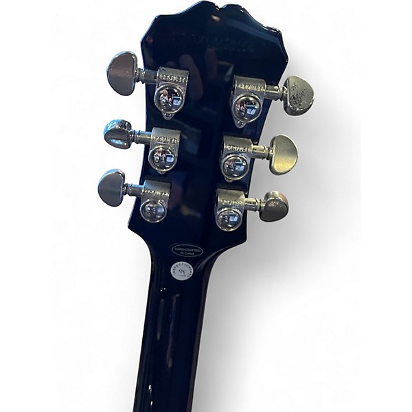 Used Epiphone Les Paul Custom Pro Silver Burst Solid Body Electric Guitar