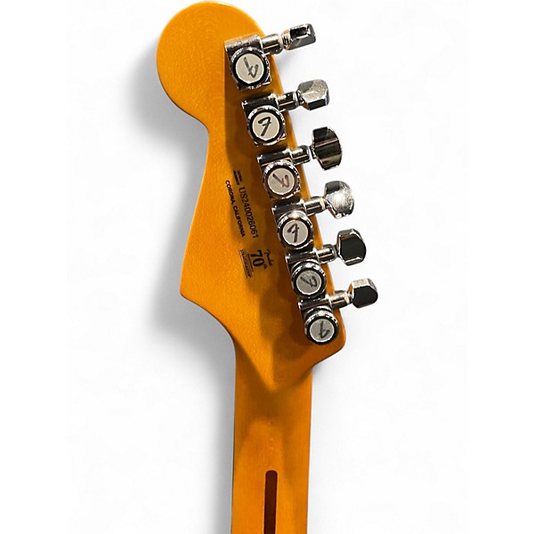 Used Fender American Ultra II Stratocaster Noble Blue Solid Body Electric Guitar