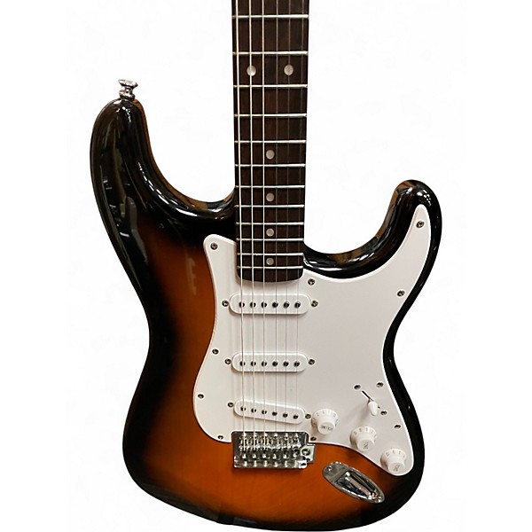 Used Squier Affinity Stratocaster Tobacco Sunburst Solid Body Electric Guitar