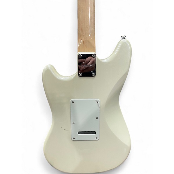 Used Squier PARANORMAL CYCLONE Pearl White Solid Body Electric Guitar