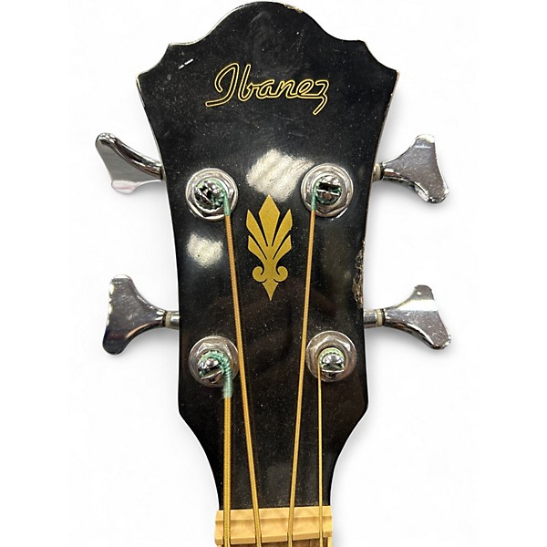 Used Ibanez AEB5E Natural Acoustic Bass Guitar