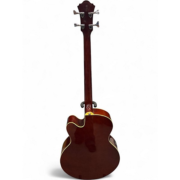 Used Ibanez AEB5E Natural Acoustic Bass Guitar