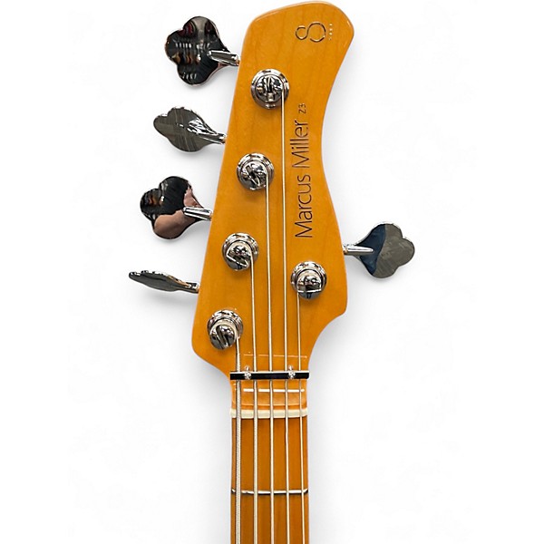 Used Sire Marcus Miller Z 3 Silver Sparkle Electric Bass Guitar