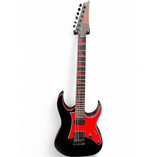 Used Ibanez GRG31DX Flat Black Solid Body Electric Guitar