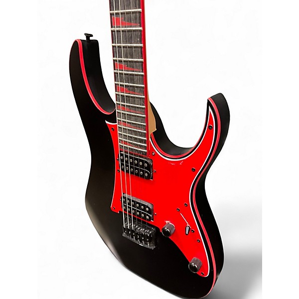 Used Ibanez GRG31DX Flat Black Solid Body Electric Guitar