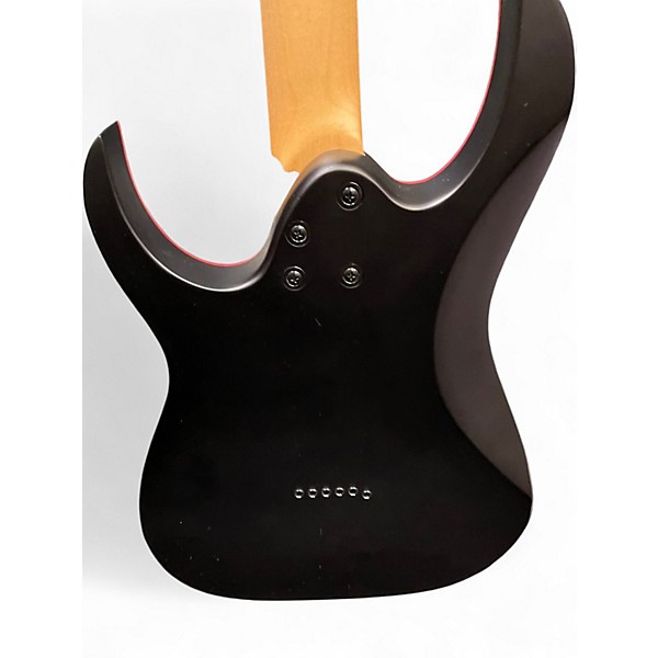 Used Ibanez GRG31DX Flat Black Solid Body Electric Guitar