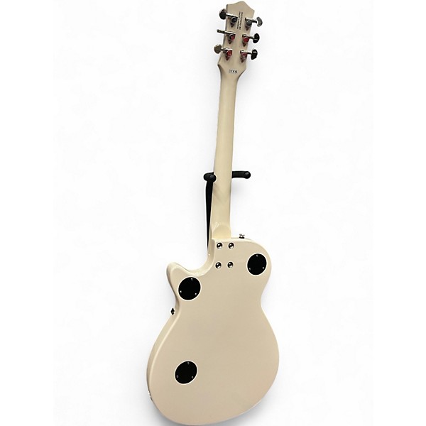 Used Gretsch Guitars Streamliner Jet Club Single Cut with Wraparound Bridge Vintage White Solid Body Electric Guitar