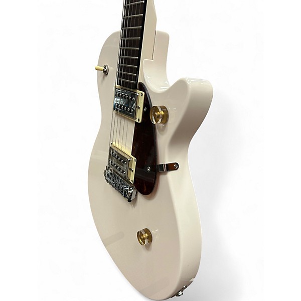 Used Gretsch Guitars Streamliner Jet Club Single Cut with Wraparound Bridge Vintage White Solid Body Electric Guitar