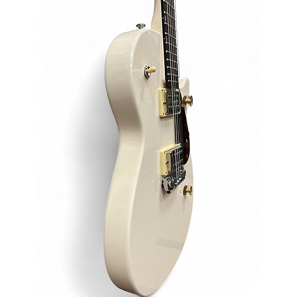 Used Gretsch Guitars Streamliner Jet Club Single Cut with Wraparound Bridge Vintage White Solid Body Electric Guitar