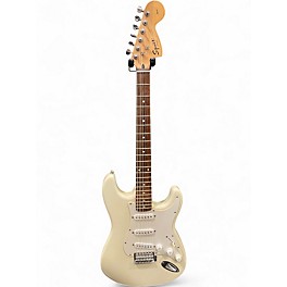 Used Squier Affinity Series Starcaster Olympic White Hollow Body Electric Guitar