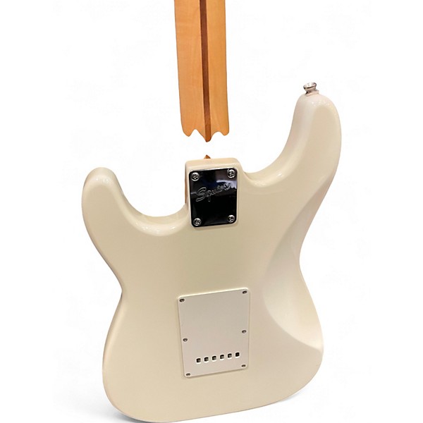 Used Squier Affinity Series Starcaster Olympic White Hollow Body Electric Guitar