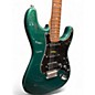 Used Squier Standard Stratocaster Sherwood Green Metallic Solid Body Electric Guitar