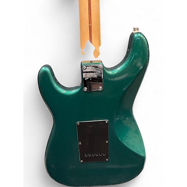 Used Squier Standard Stratocaster Sherwood Green Metallic Solid Body Electric Guitar