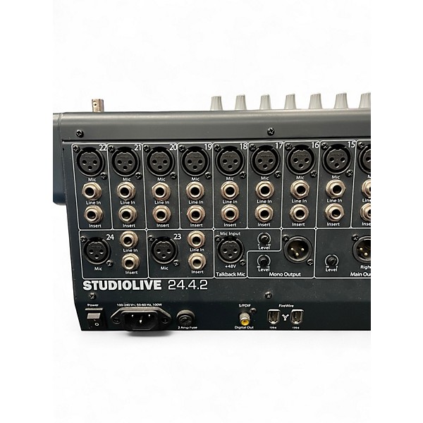 Used PreSonus Studio Live 24.4.2 Digital Mixer