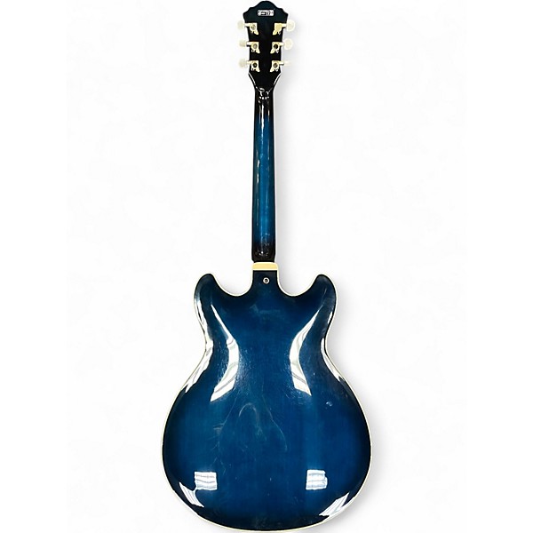 Used Ibanez AS93 BLS Trans Blue Hollow Body Electric Guitar