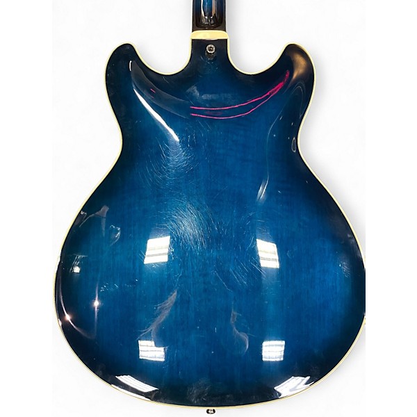 Used Ibanez AS93 BLS Trans Blue Hollow Body Electric Guitar
