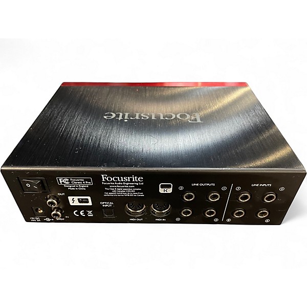 Used Focusrite Clarett 4Pre Thunderbolt Audio Interface