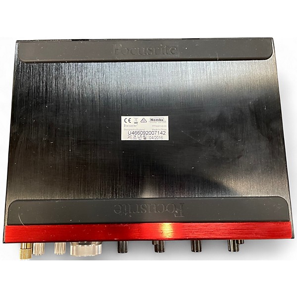 Used Focusrite Clarett 4Pre Thunderbolt Audio Interface