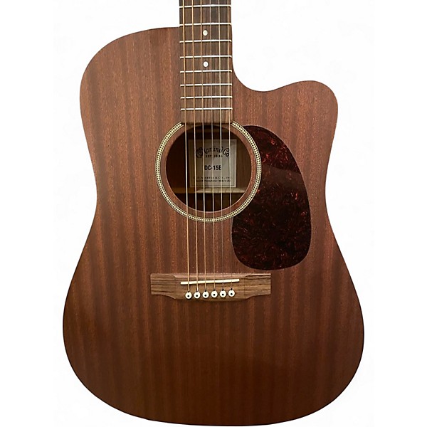 Used Martin DC-15E Mahogany Acoustic Electric Guitar