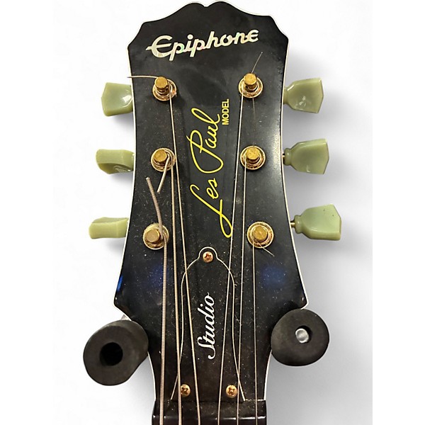 Used Epiphone Les Paul Studio Alpine White Solid Body Electric Guitar