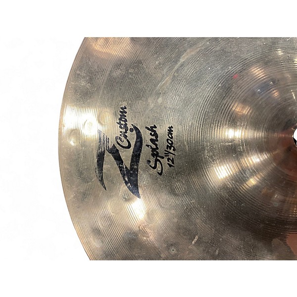 Used Zildjian 12in Z Custom Splash Brilliant Cymbal