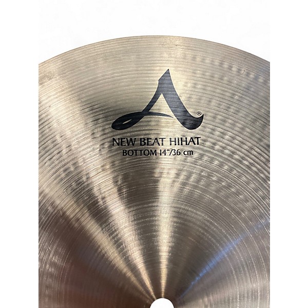 Used Zildjian 14in New Beat Hi Hat Bottom Cymbal