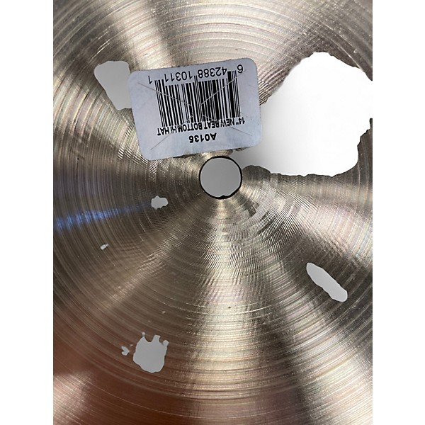 Used Zildjian 14in New Beat Hi Hat Bottom Cymbal