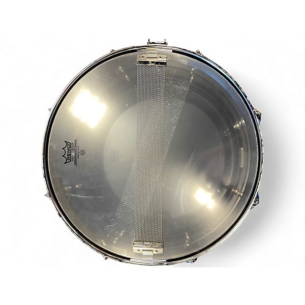 Used Pearl 14in genuine steel shell black Drum