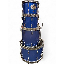 Used SONOR 4 Piece CHAMPION Blue Drum Kit