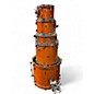 Used Yamaha 5 Piece Stage Custom Honey Amber Drum Kit thumbnail